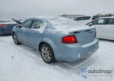 2013 Dodge Avenger R/T z USA, uszkodzony, nr VIN 1C3CDZBG3DN663057